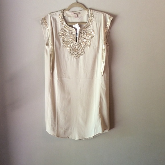 Forever 21 Dresses & Skirts - NWT Cream and Gold Dress