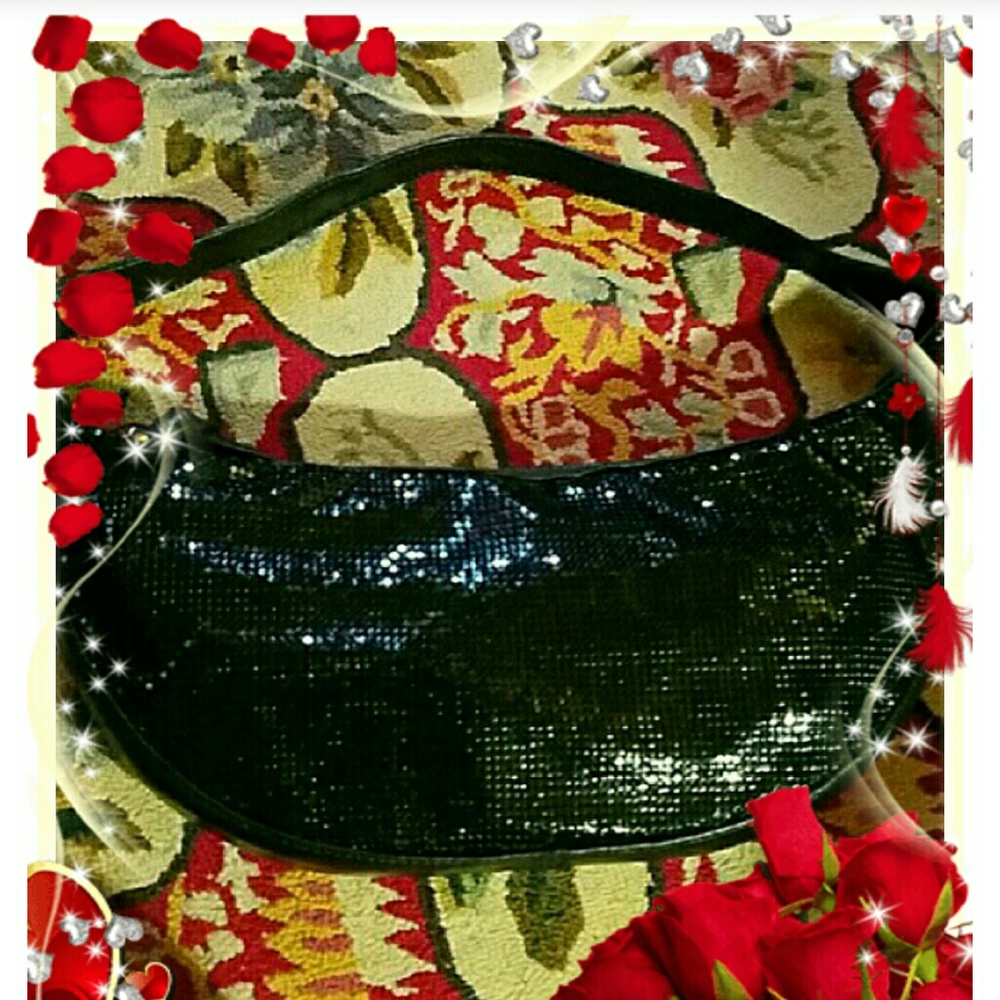 New Express Leather and Metal Purse