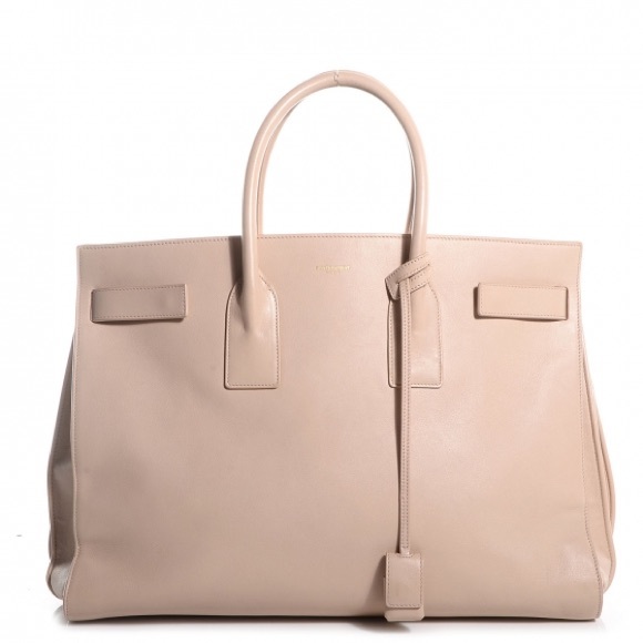 SAINT LAURENT Classic Bag Large Sac de Jour Beige - Picture 3 of 3