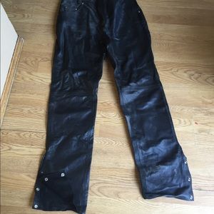 Leather pants Biker