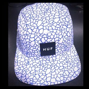 HUF Oxford Quake Volley 5 Panel Hat Blue