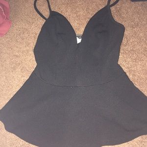 Deep V neck dressy tank