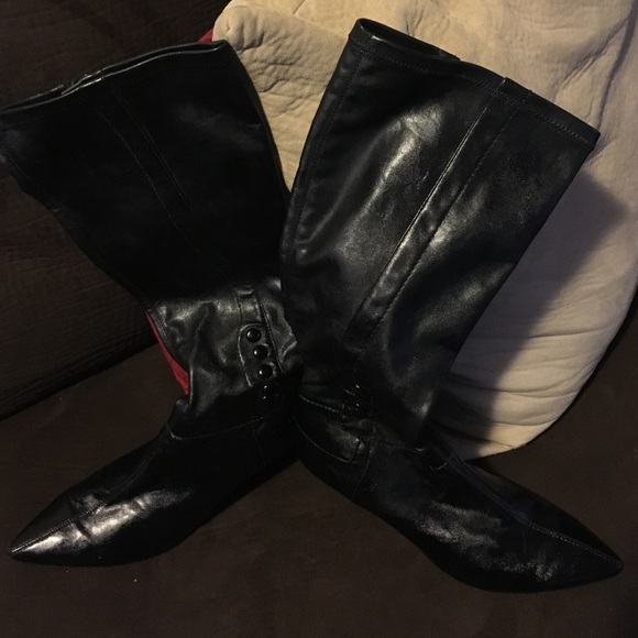 Boots/Leather Zipper on Calf