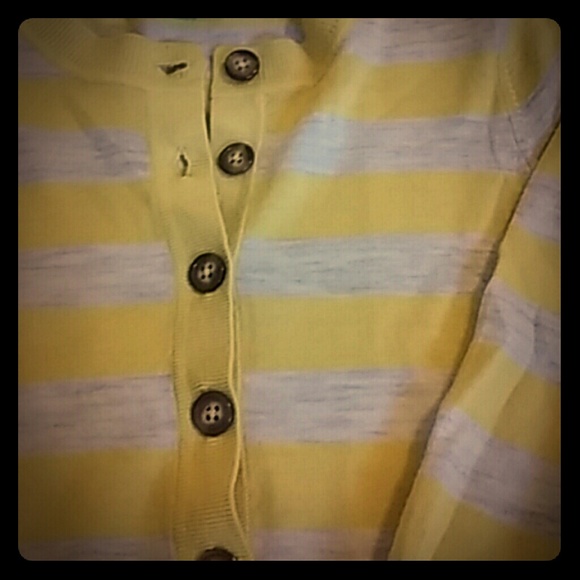 Striped top w/ buttons