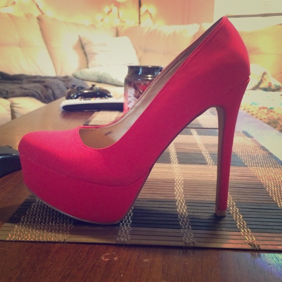 Pink heels