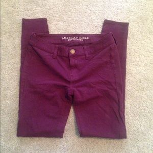 Oxblood American Eagle Outfitters Jegging