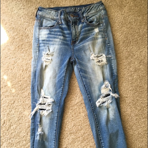 American Eagle Hi Rise Crop Jegging