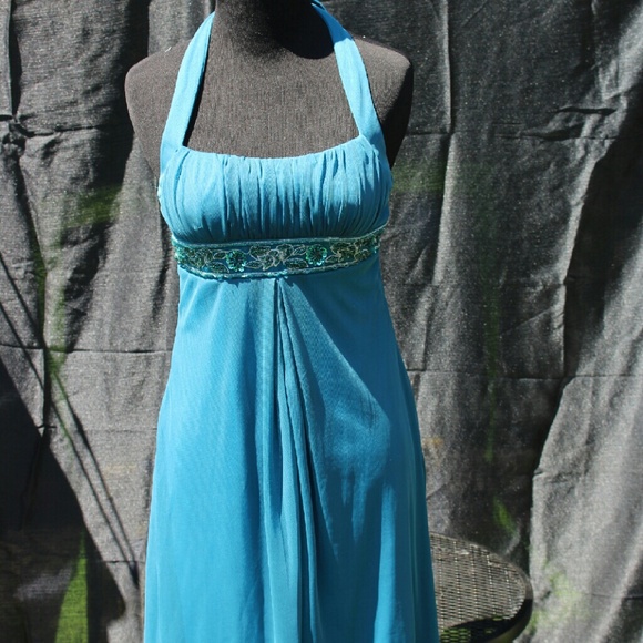 Teal Size SM Semi Formal Dress by City Triangle