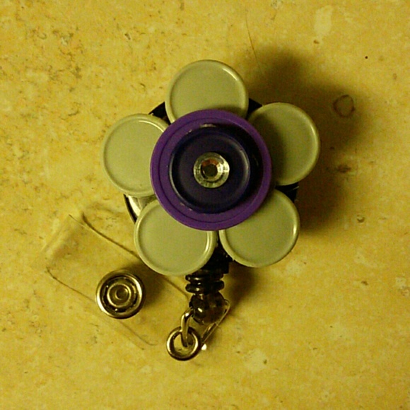 ID tag holder, handmade