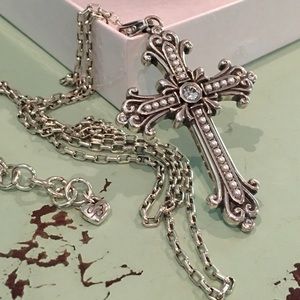 Brighton Sterling Silver Cross Necklace
