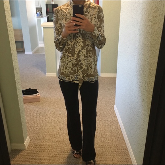 Tory Burch Silk Blouse with removable tie