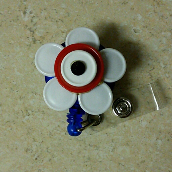 ID badge tag holder, handmade