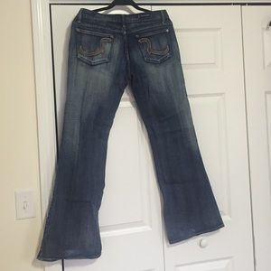 Rock & Republic flare rainbow jeans - size 31