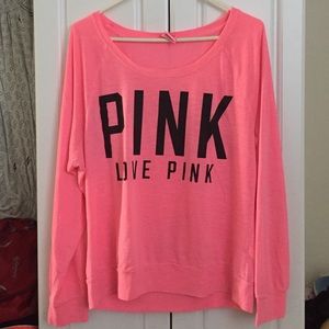 PINK long sleeve top