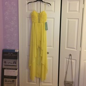 Yellow fancy dance dress, never used.