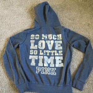 Price Lowered!! VS PINK Zip-Up Hoodie