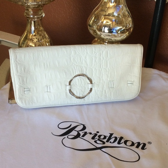 SOLD  Brighton off white clutch