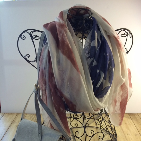 Accessories - Flag print summer scarf