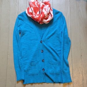 Blue Vneck cardigan