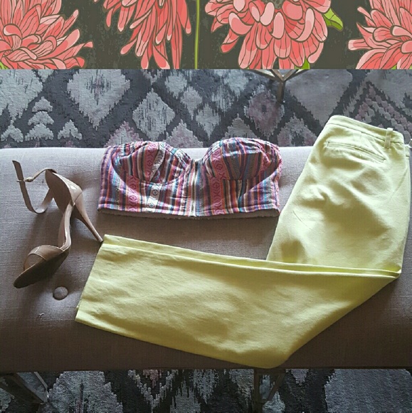 Bogart Cigarette Pant in Peridot - Picture 3 of 4