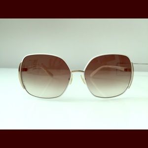 Marc by Marc Jacobs White Rimmed Sunglasses