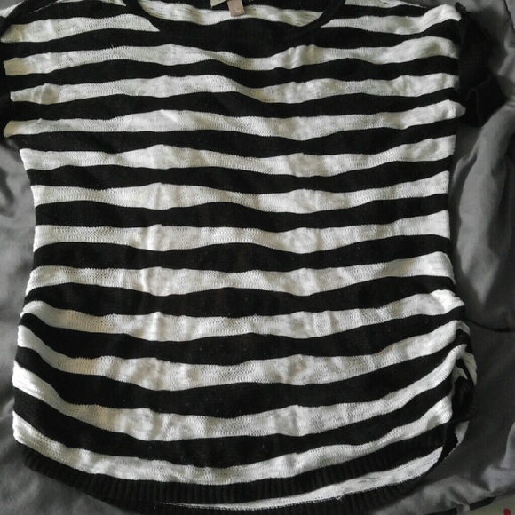 Stripe knit top