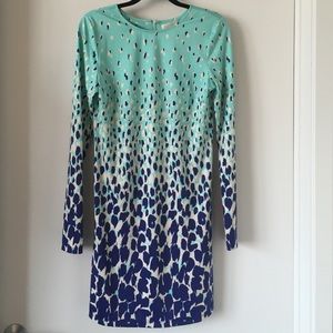 JB by Julie Brown Long Sleeve Mint Jersey Dress