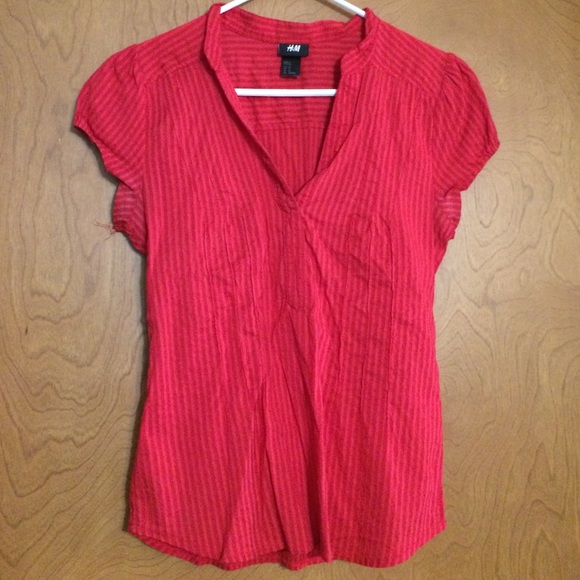 Orange H&M top