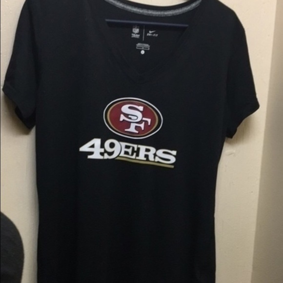 49er black dri-fit t-shirt