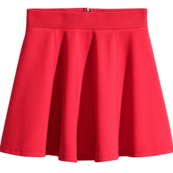 H&M Neon Hot Pink Circle Skirt