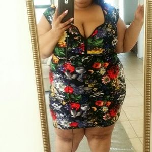 Floral Body-con Dress