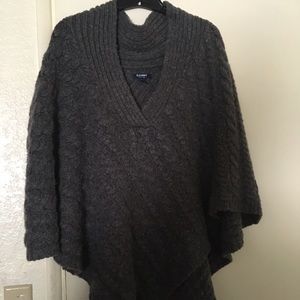 Grey Poncho