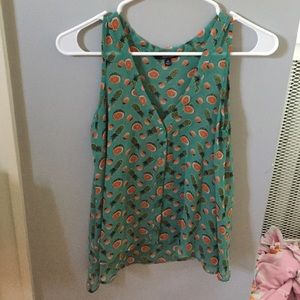 fruit button-down shirt