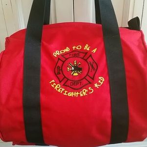 Kids' firefighter duffel