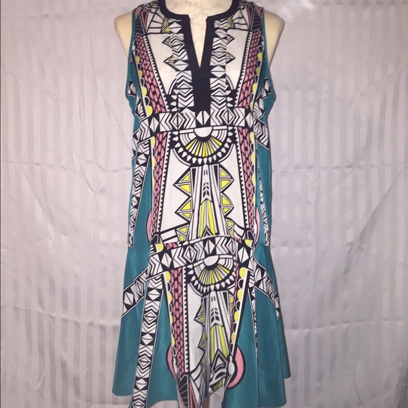 Aztec print dress