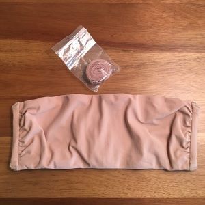 Back in stock! CK nude strapless bra 34A 34B bra.