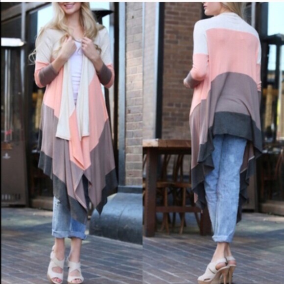 🚨1 HR SALE🚨ADIELLE color block cardigan - MINT - Picture 4 of 4