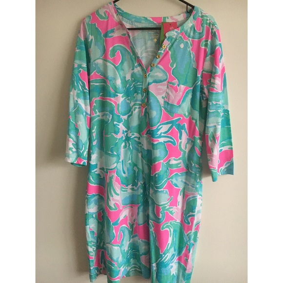 Lilly Pulitzer NWT Alessia Pink Sands Dress