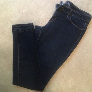 Dark blue skinny jeans