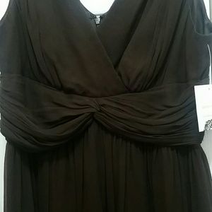 NWT Chocolate brown dress size 10