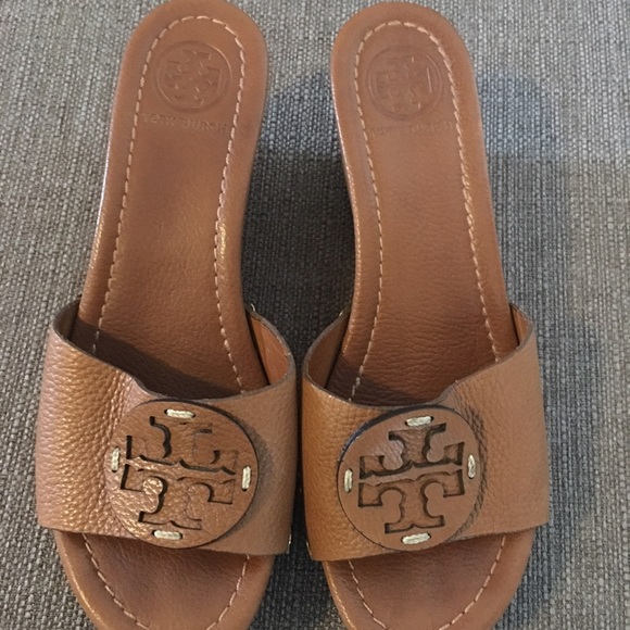 Tory Burch Patti wedge in RoyalTan