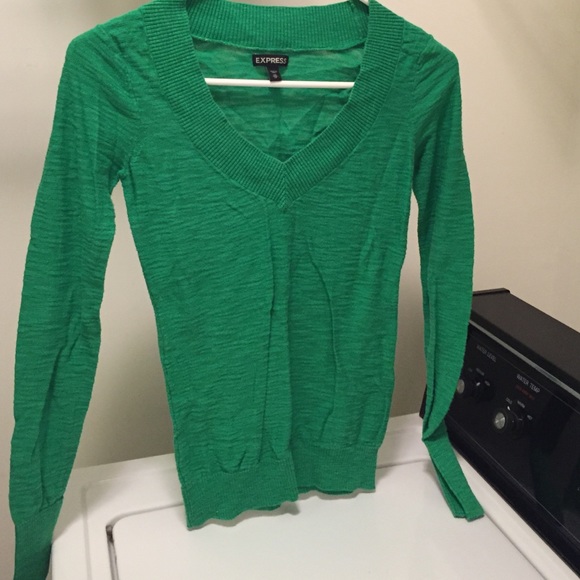 Green long sleeve sweater - Picture 1 of 3