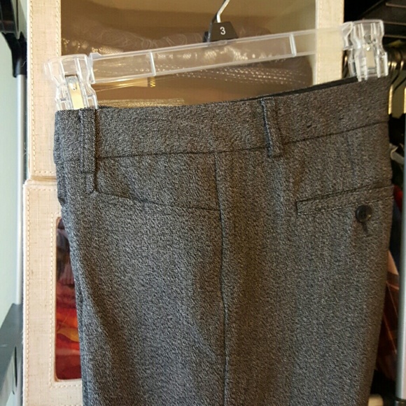 Black and white dress pants