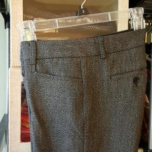 Black and white dress pants