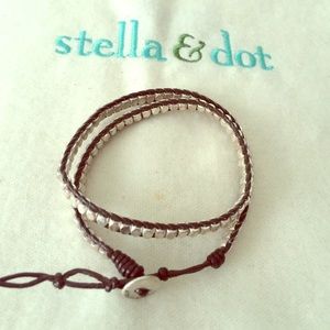 Stella and dot nugget wrap bracelet.