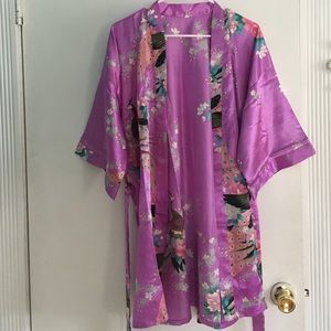 Silk robe