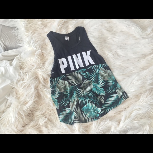 NWOT Victoria's Secret Pink Tropical Tank