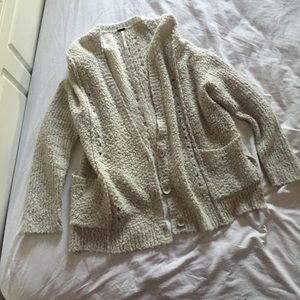 Free People ivory cardigan