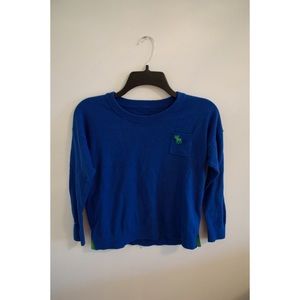 Cropped Royal blue sweater