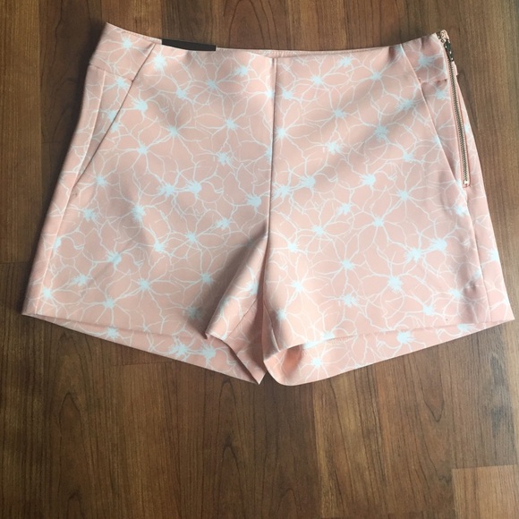 Banana Republic Pants - High-Waist Floral Print Shorts